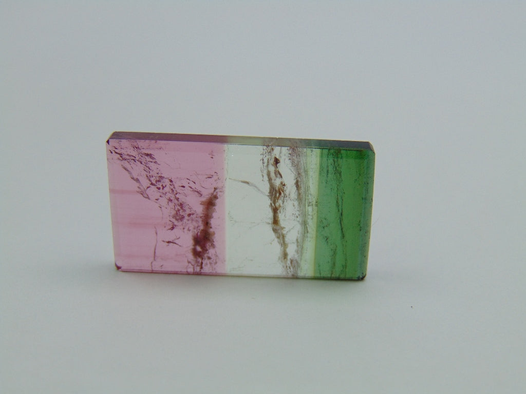 15.60ct Tourmaline Bicolor 20x15mm