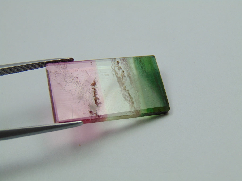 15.60ct Tourmaline Bicolor 20x15mm