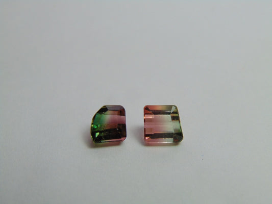 3.30ct Turmalina Bicolor 6mm