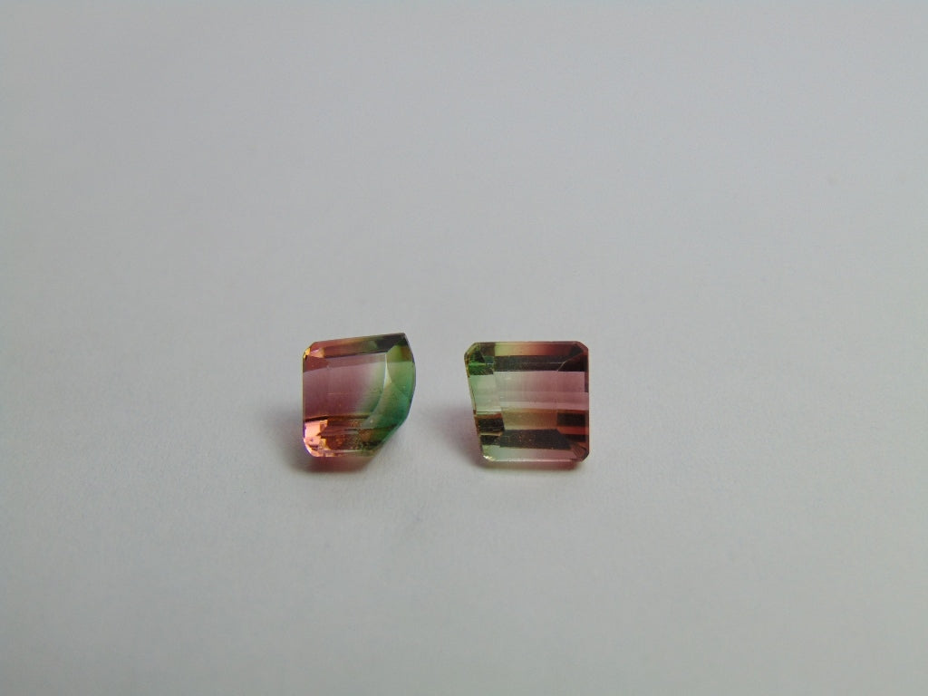 3.30ct Turmalina Bicolor 6mm