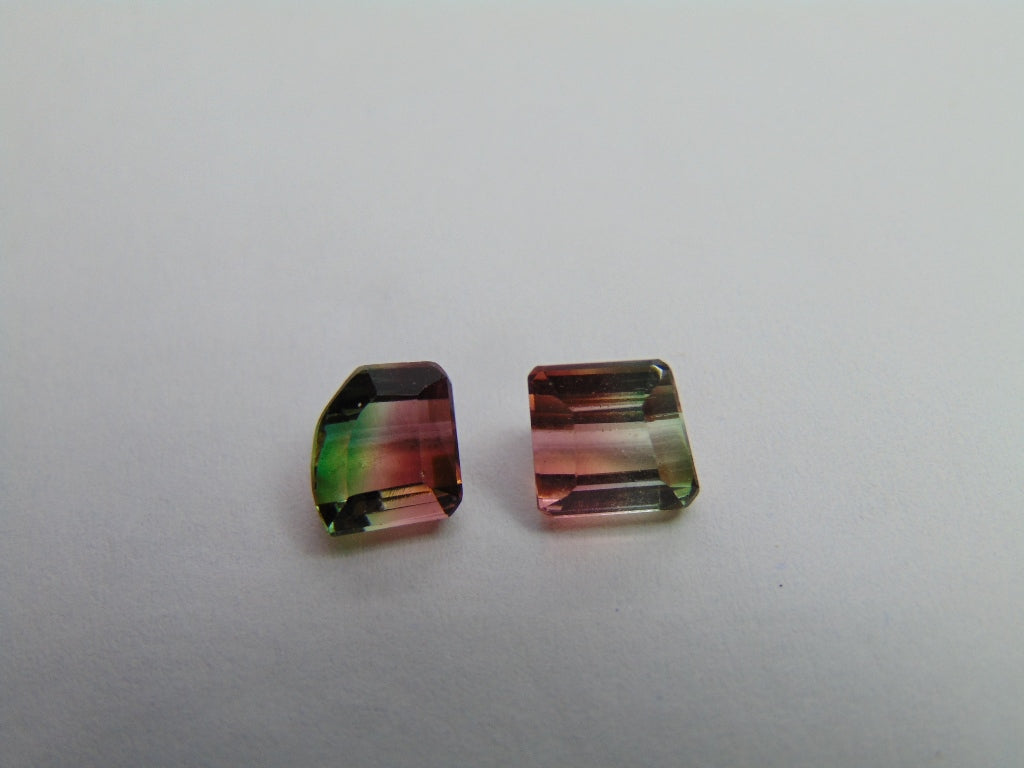 3.30ct Turmalina Bicolor 6mm