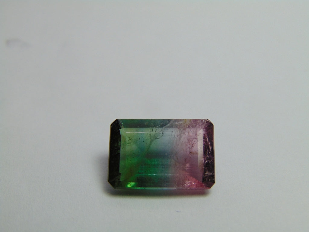 7.59ct Turmalina Bicolor 15x11mm