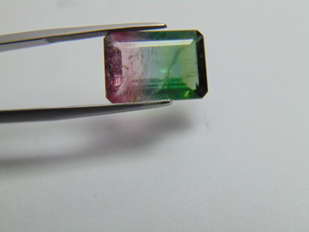 7.59ct Turmalina Bicolor 15x11mm