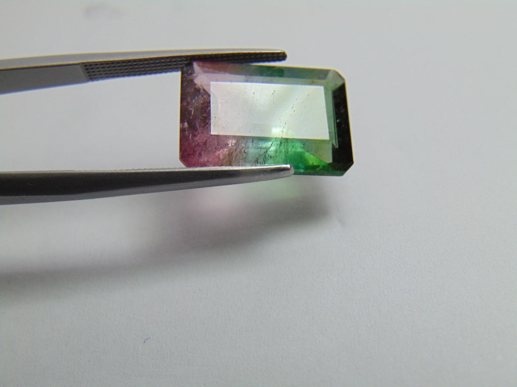 7.59ct Turmalina Bicolor 15x11mm