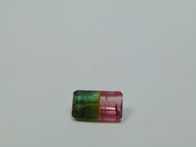 3ct Turmalina Bicolor 11x7mm