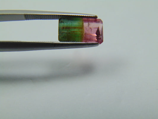3ct Turmalina Bicolor 11x7mm