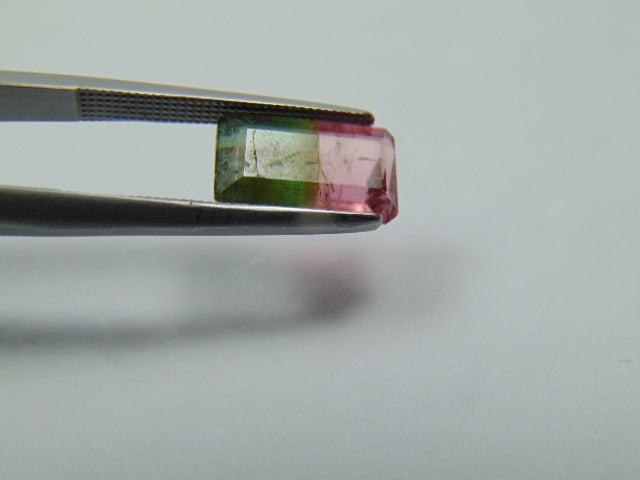 3ct Turmalina Bicolor 11x7mm