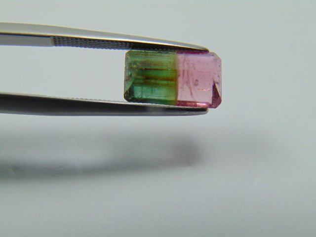 3ct Turmalina Bicolor 11x7mm