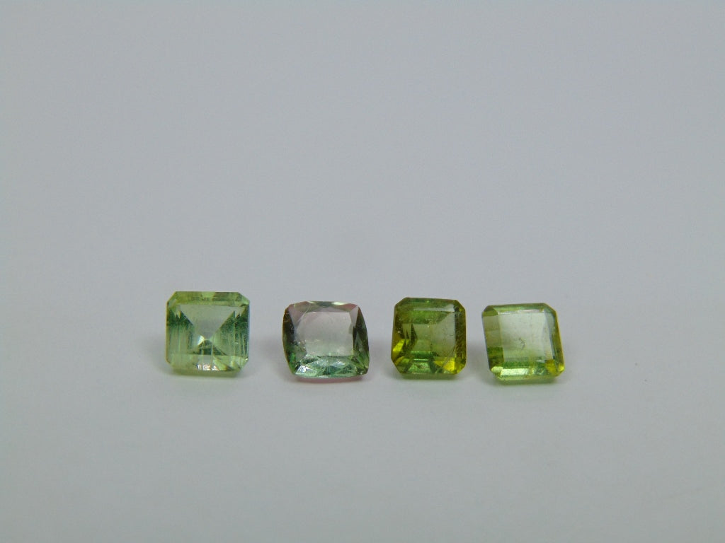 Mistura de turmalina de 3,75 ct 5 mm