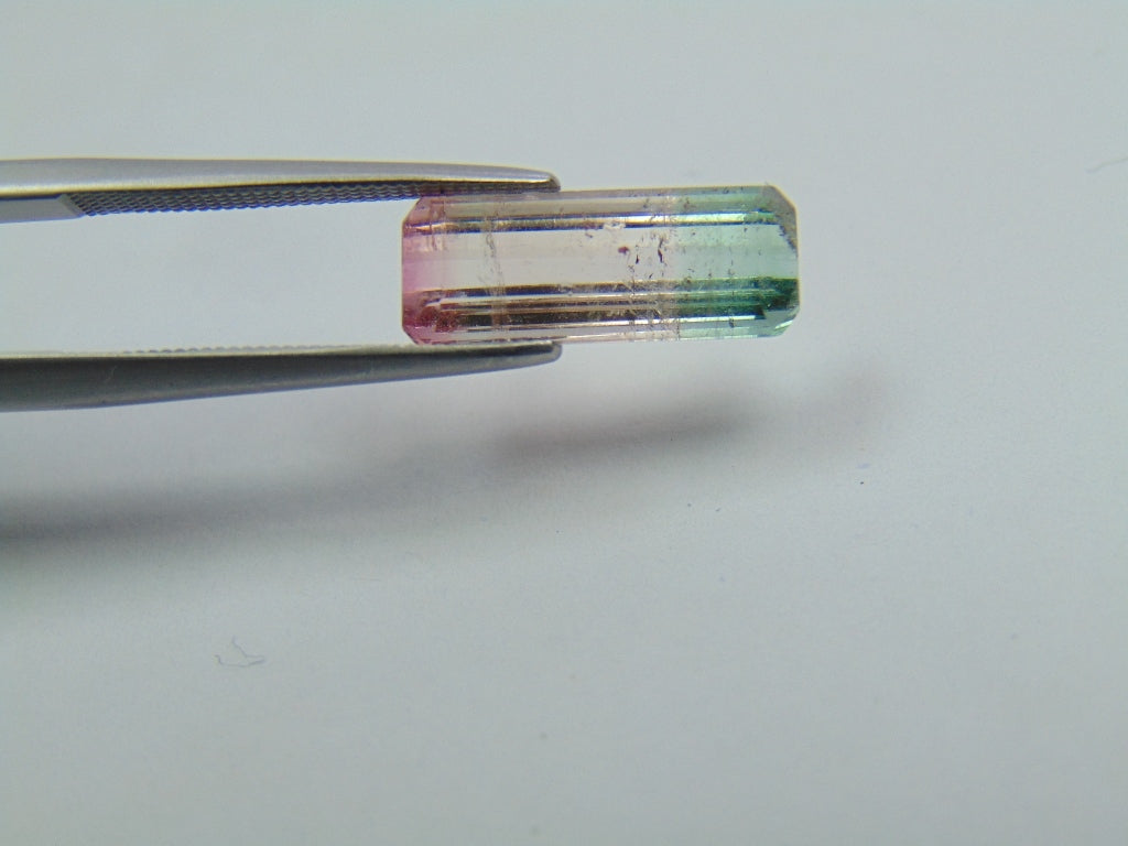 3.65ct Turmalina Bicolor 14x5mm