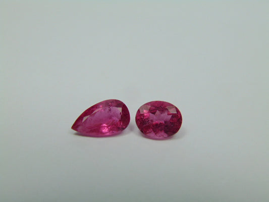 2.60ct Rubelita 8x6mm 10x5mm