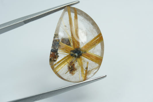19ct Rutile estrela 23x16mm