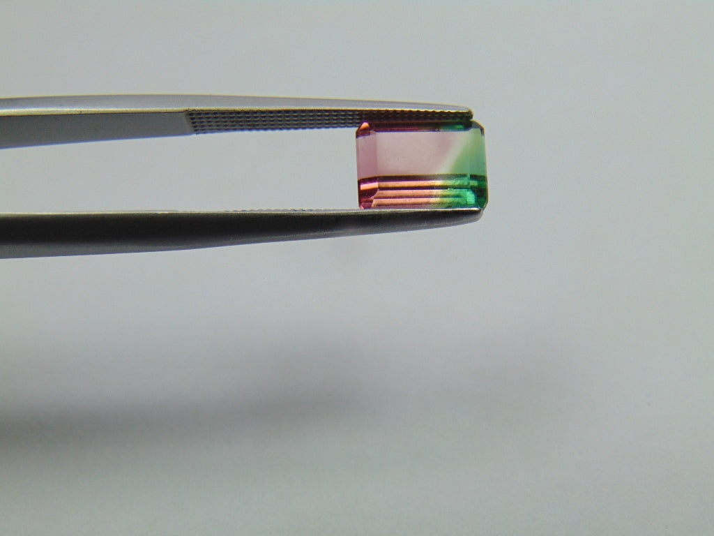 1.99ct Turmalina Bicolor 8x6mm