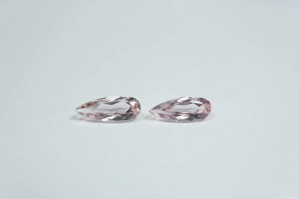 1.96ct Topázios imperiais 10x4mm / 10x4mm