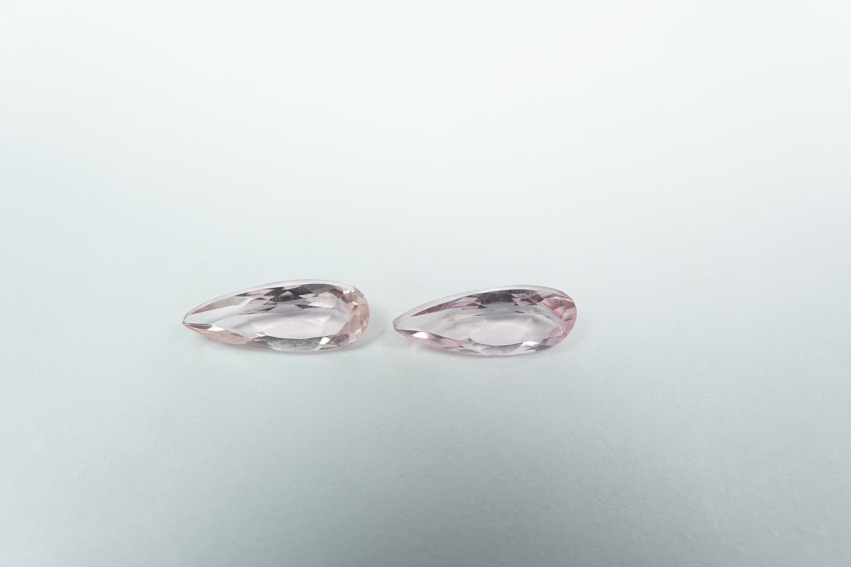 1.96ct Topázios imperiais 10x4mm / 10x4mm
