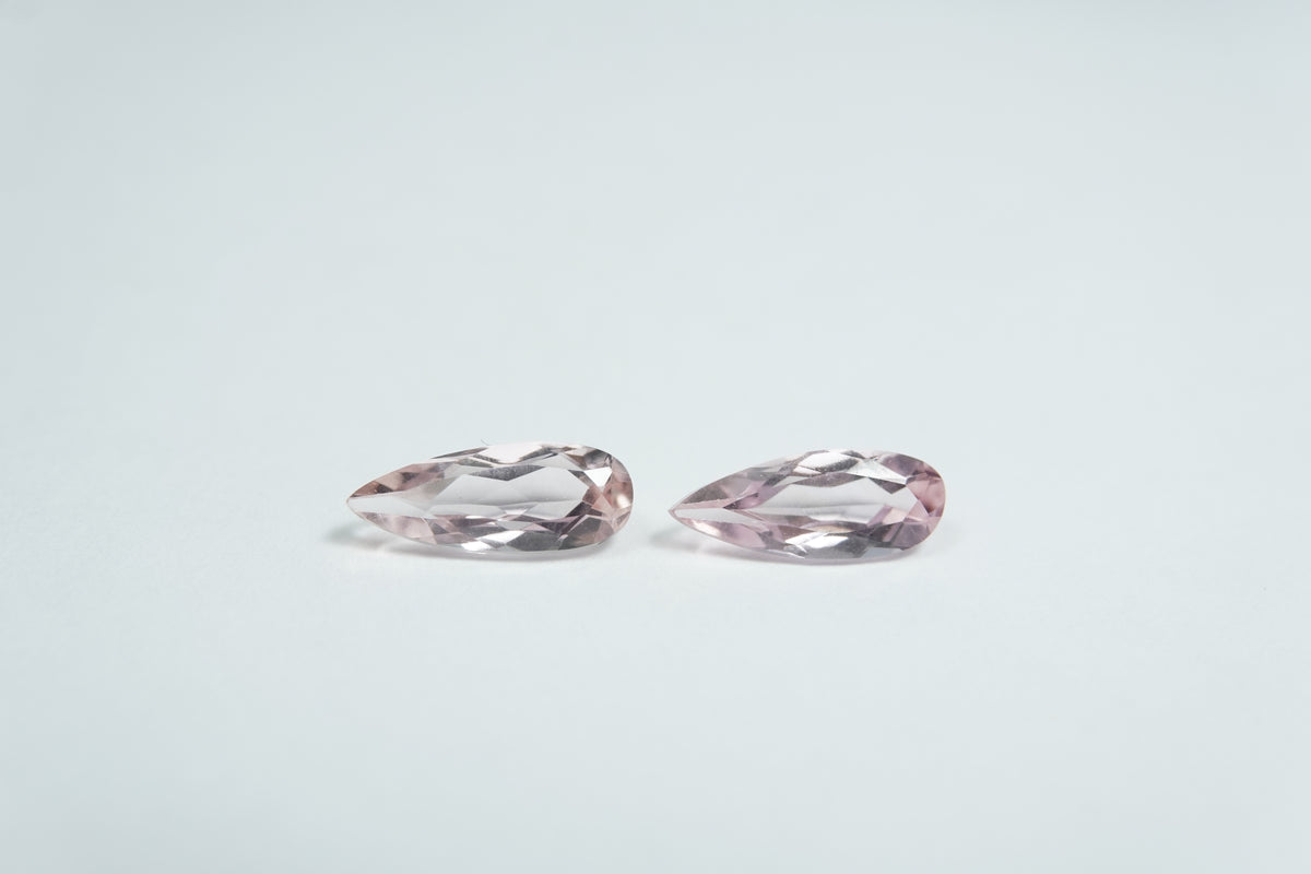 1.96ct Topázios imperiais 10x4mm / 10x4mm