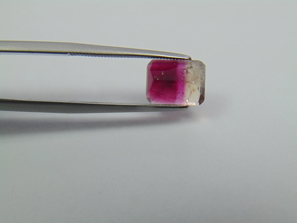 1.80ct Turmalina Bicolor 9x7mm