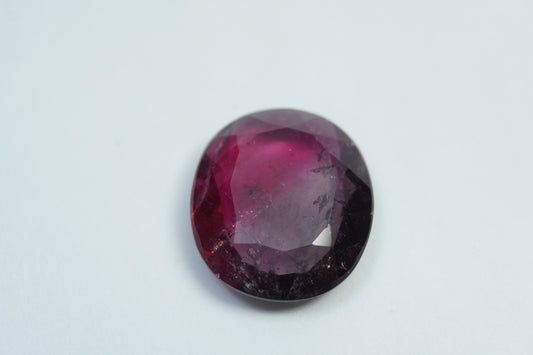 17.55ct Turmalina bicolor 20x17mm