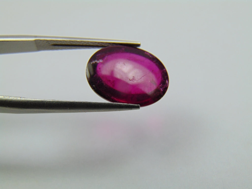 5.60ct Rubelita Cabochão 10x13mm