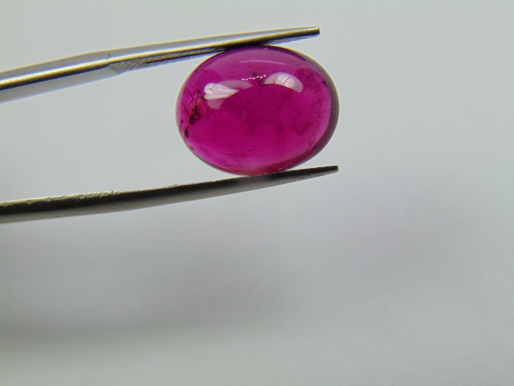 5.60ct Rubelita Cabochão 10x13mm