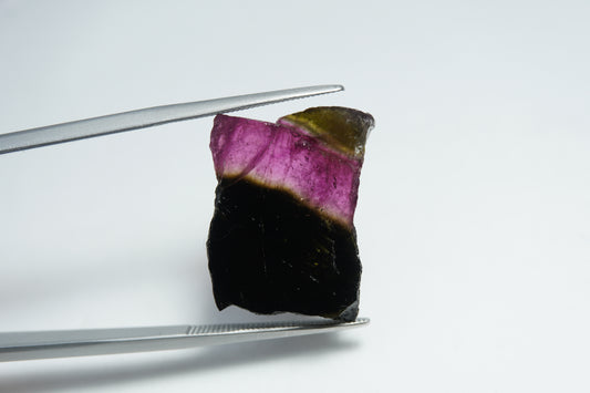 16ct Turmalina bicolor 21x16mm