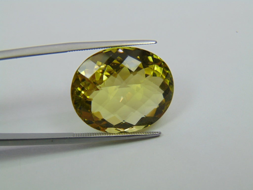 25.15ct Green Gold 22x18mm