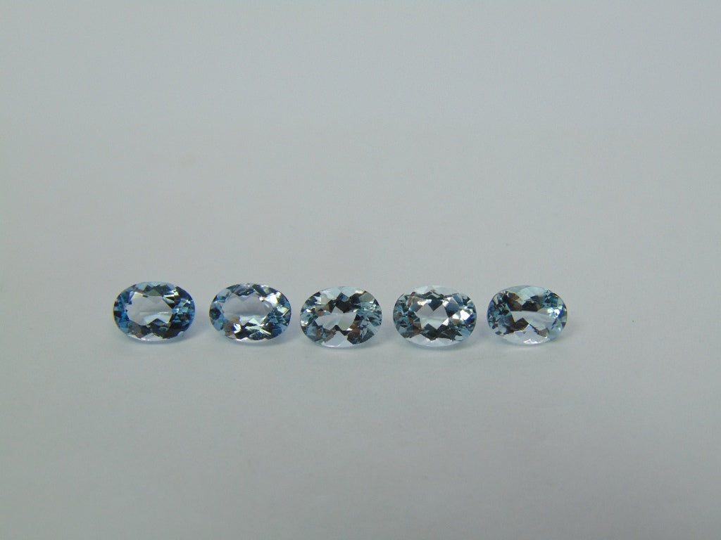 3.80ct Aquamarine Calibrated 7x5mm