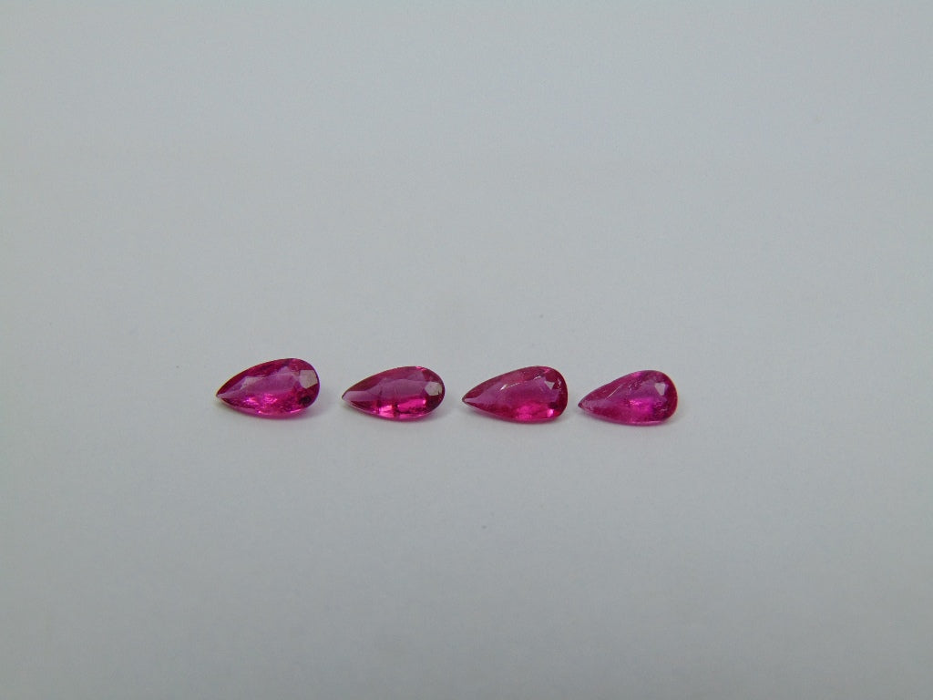 1ct Rubellite 6x3mm