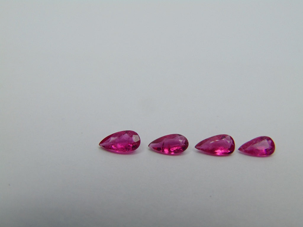 1ct Rubellite 6x3mm