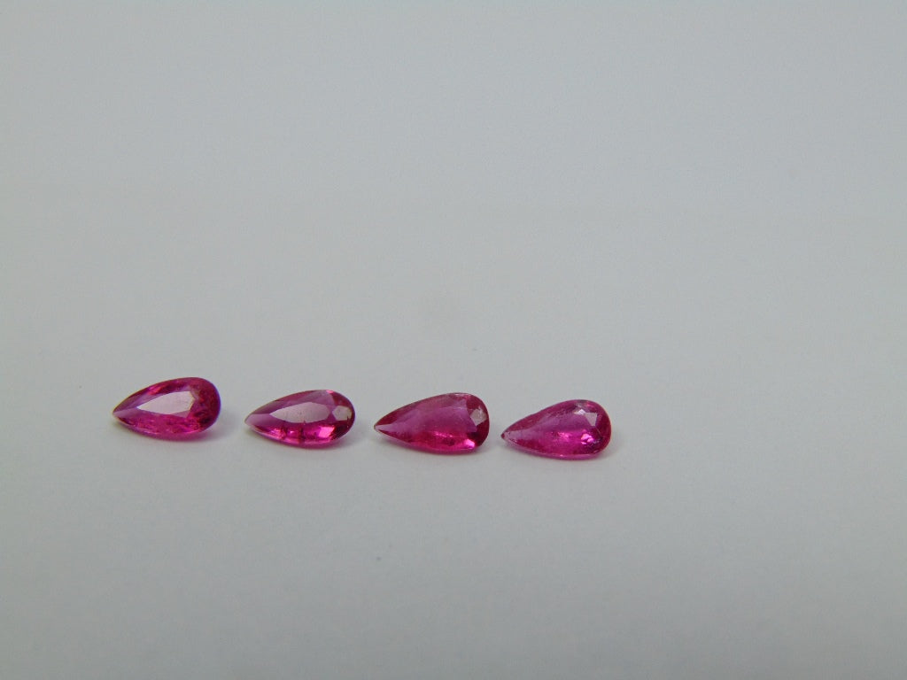 1ct Rubelita 6x3mm