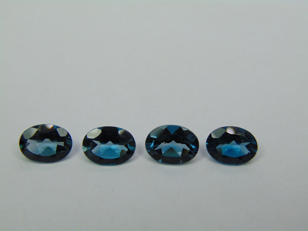 5ct Topaz London Blue Calibrated 8x6mm