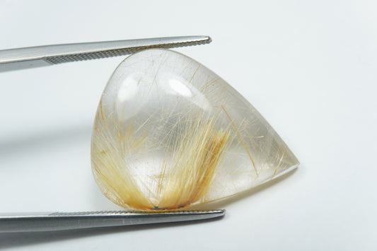 15.08ct Rutilo cabochão 22x18mm