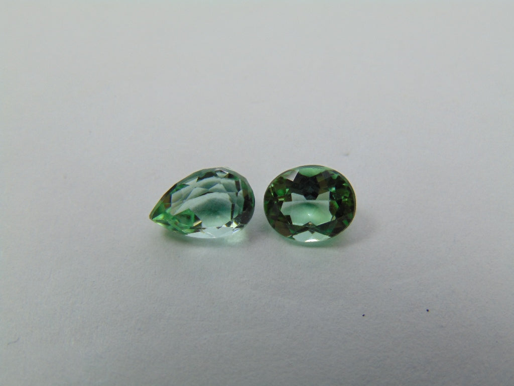 2.10ct Turmalina 7x5mm 6x5mm