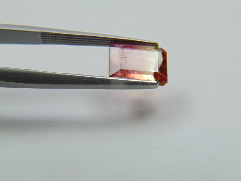 2.35ct Turmalina Bicolor 9x7mm