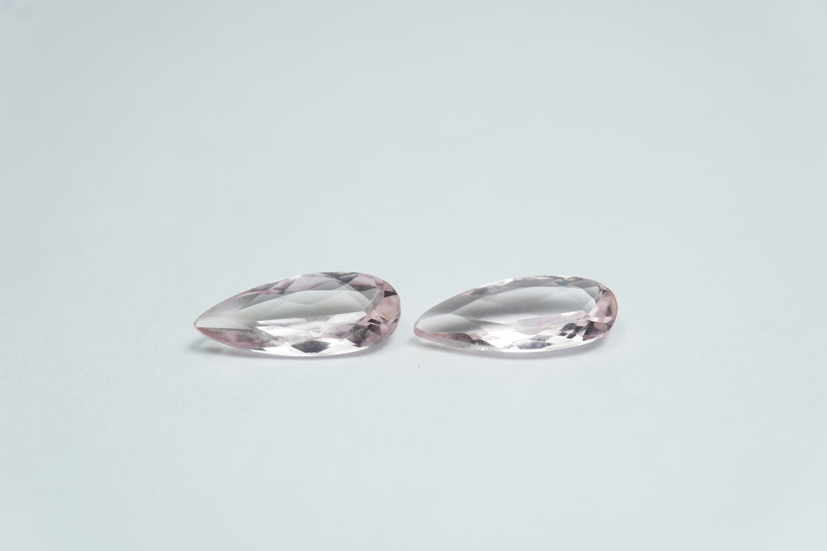 1.80ct Par de Topázios imperiais 10x4mm