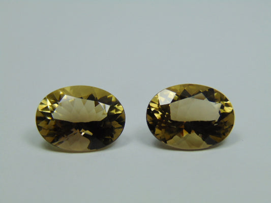 16.20ct Citrine Pair 16x12mm