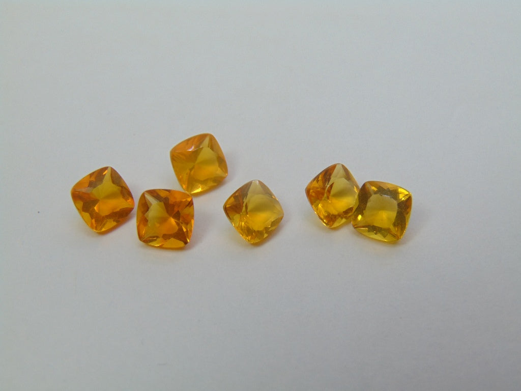 4.09ct Fire Opal Calibrated 6mm