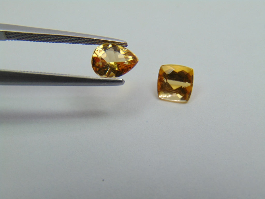 2.02ct Topázio Imperial 7x5mm 6mm