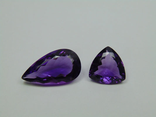 19.85ct Amethyst 24x14mm 14mm