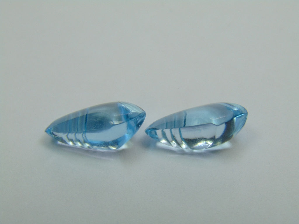 13.70ct Topaz Pair 15x9mm