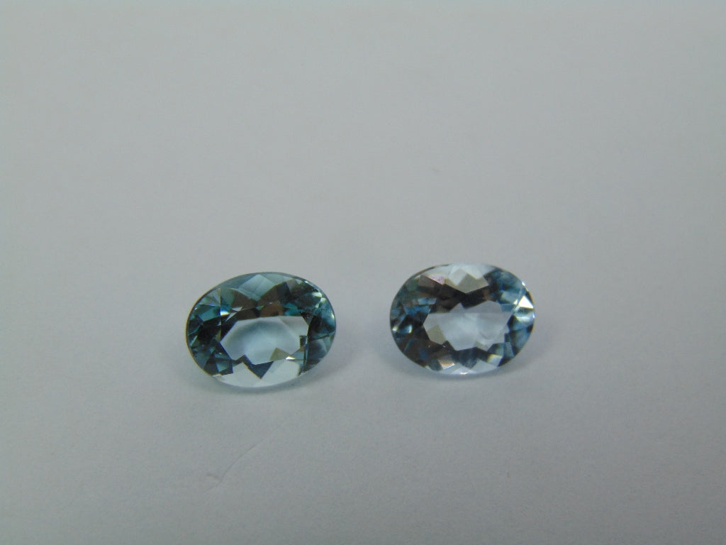 3.35ct Aquamarine Calibrated 9x7mm