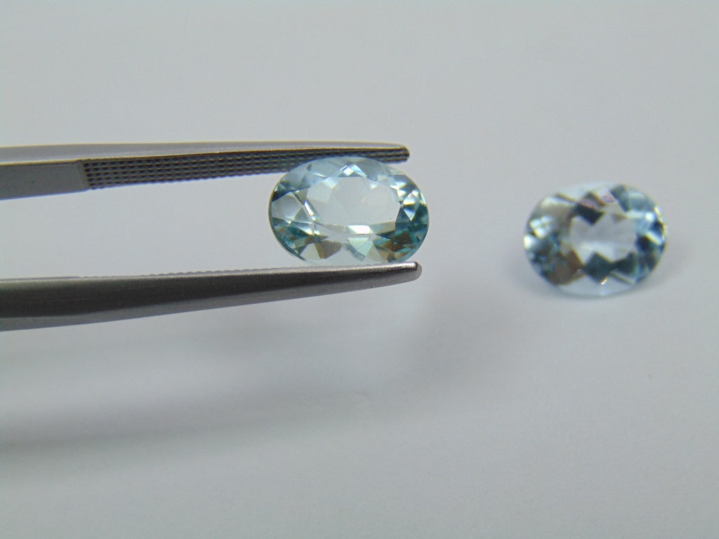 3.35ct Aquamarine Calibrated 9x7mm