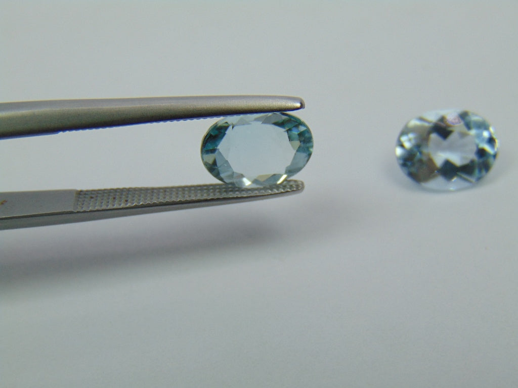 3.35ct Aquamarine Calibrated 9x7mm