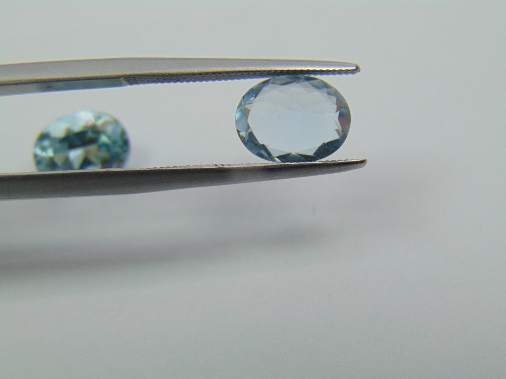 3.35ct Aquamarine Calibrated 9x7mm