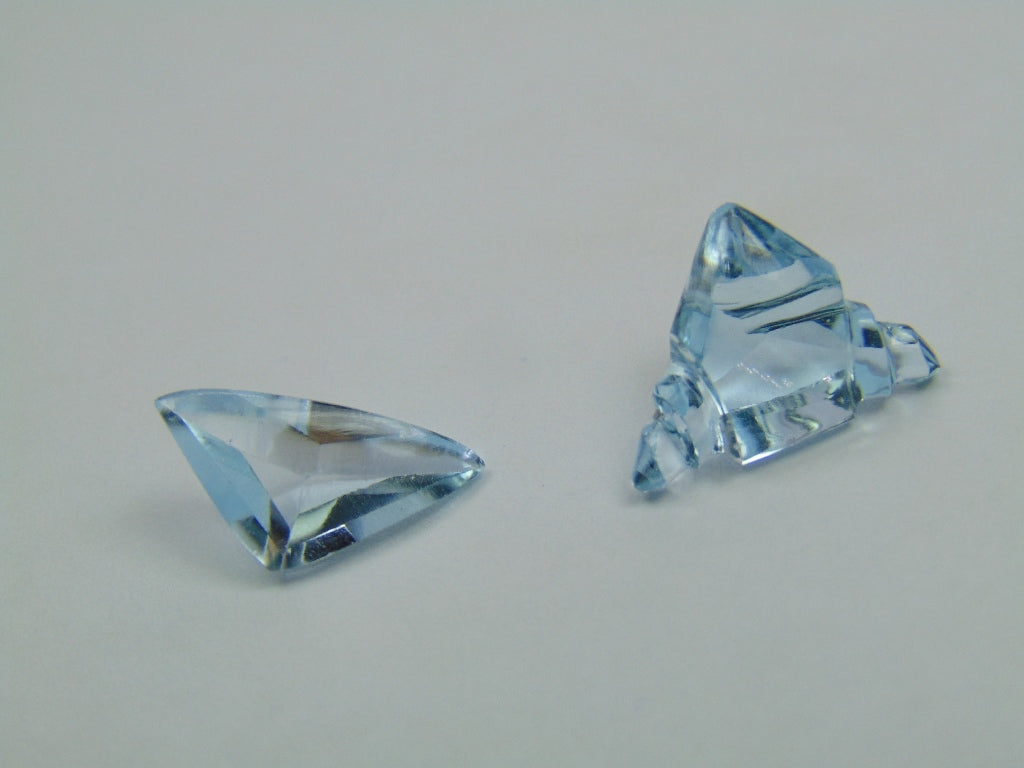 7.70ct Topaz 15x11mm 15x7mm