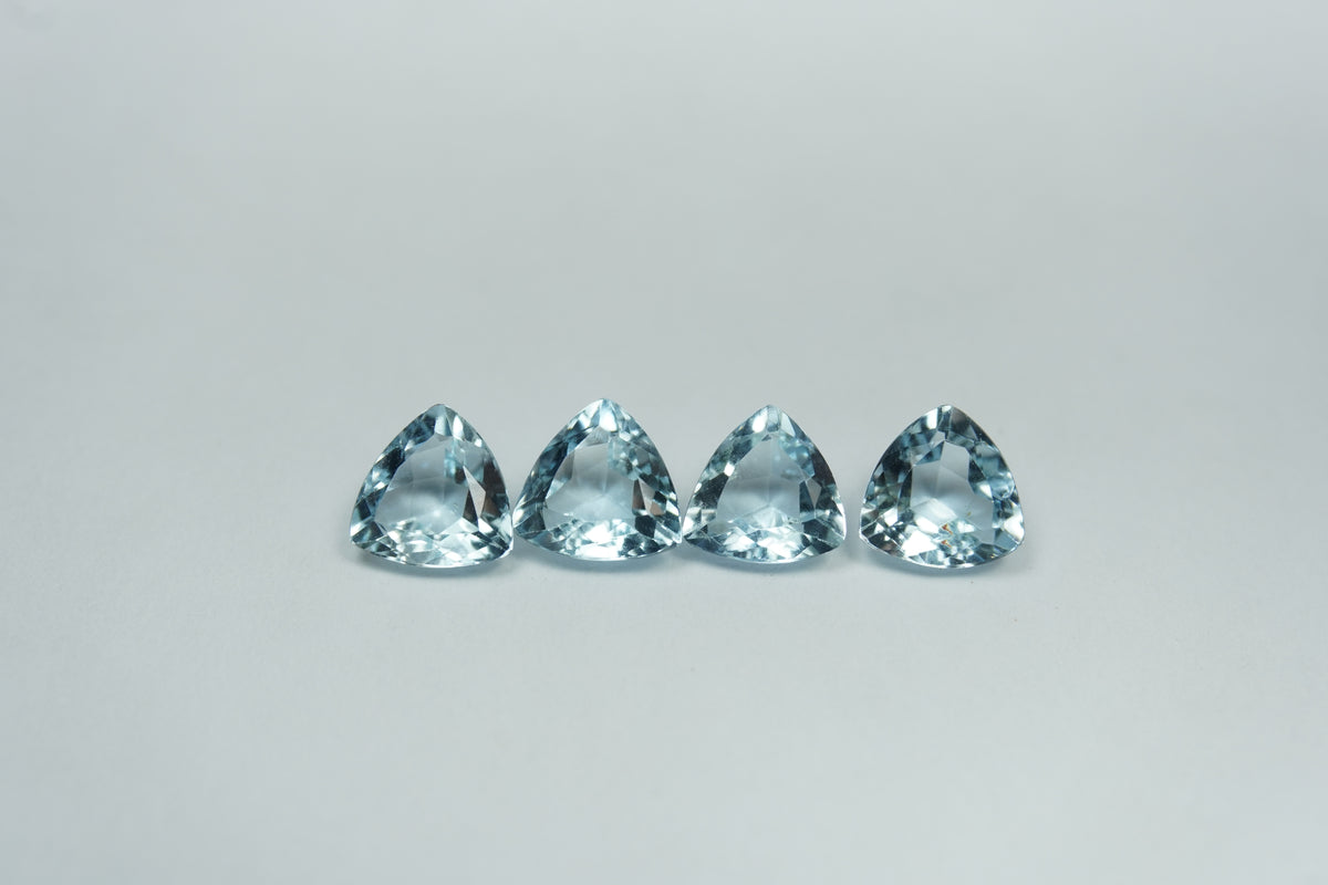 1.85ct Águas-marinhas calibradas 5mm
