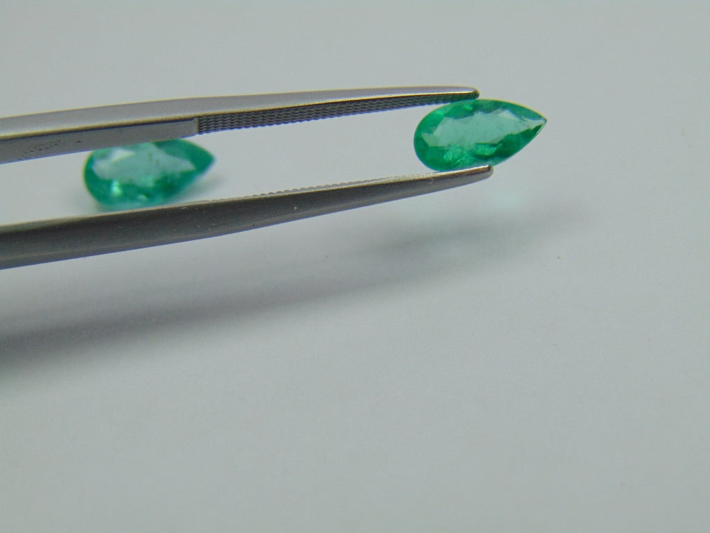 1.92ct Esmeralda 10x6mm 9x5mm