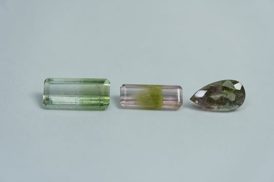 3.25ct Turmalina bicolor