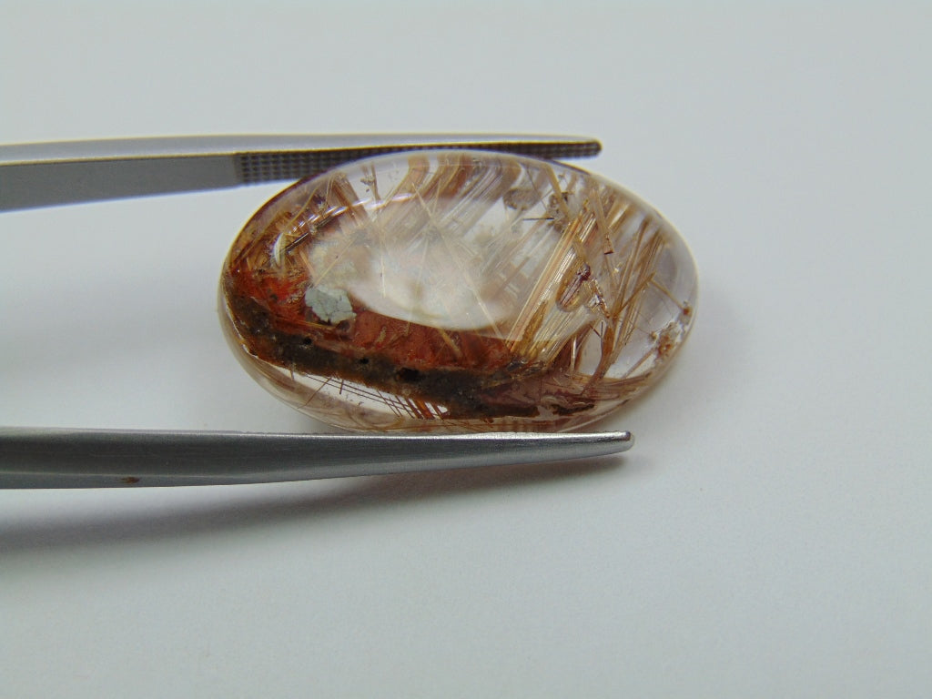 20.40ct Quartz Inclusion 24x15mm