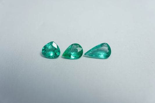 1.15ct Esmeralda 8x4.5mm / 6x5mm / 5mm